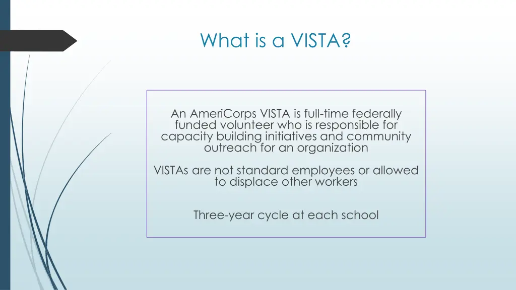 what is a vista