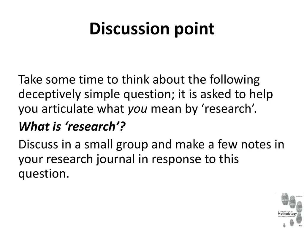 discussion point