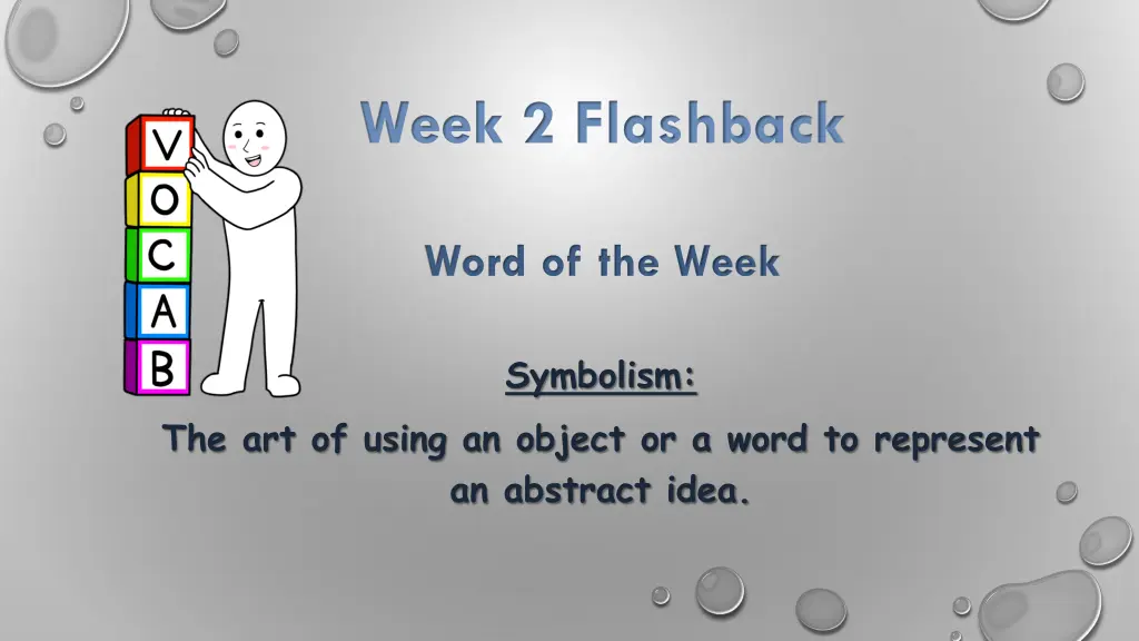 week 2 flashback