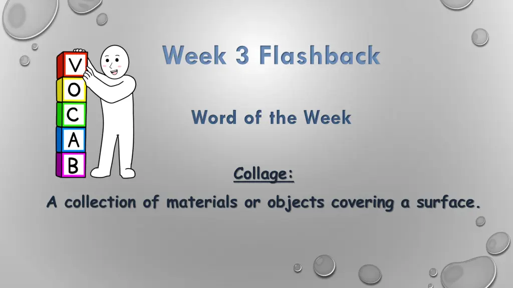 week 3 flashback