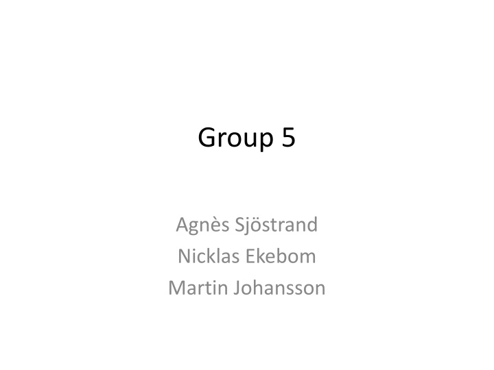 group 5