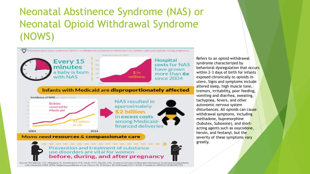 neonatal abstinence syndrome nas or neonatal