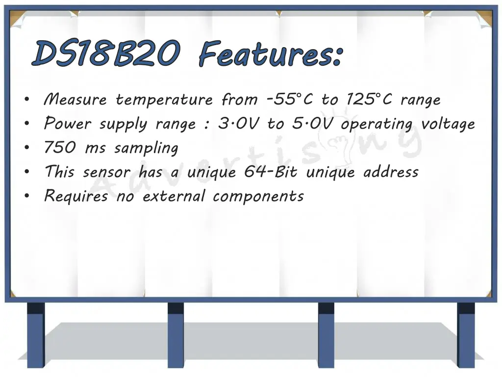 ds measure temperature from 55 c to 125 c range