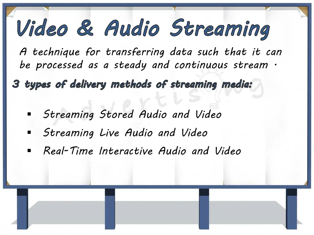 video audio streaming a technique