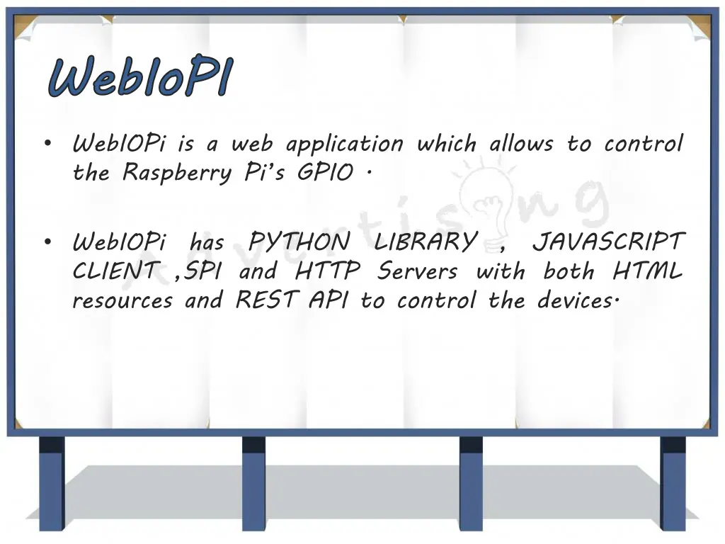 webiopi webiopi is a web application which allows
