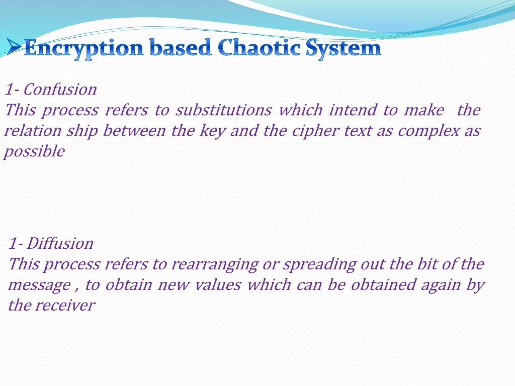 encryption based chaotic system