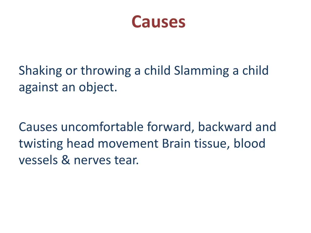 causes