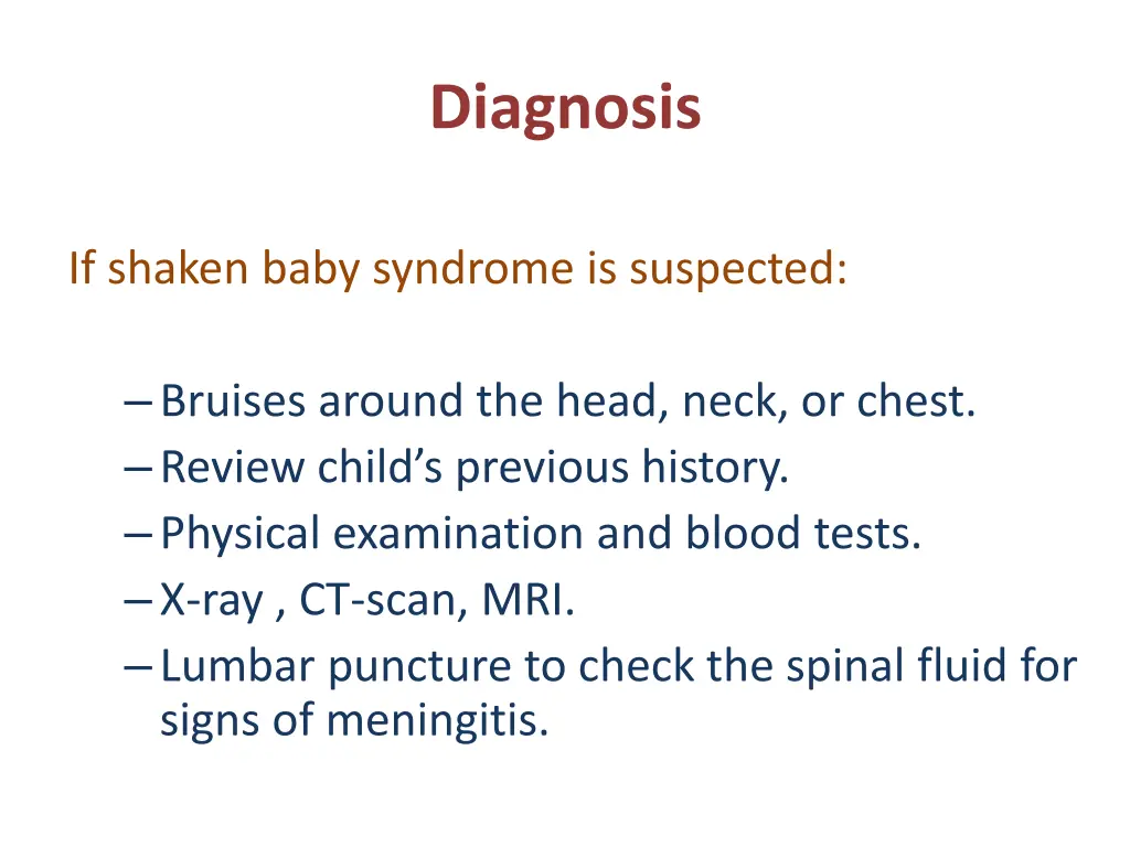 diagnosis