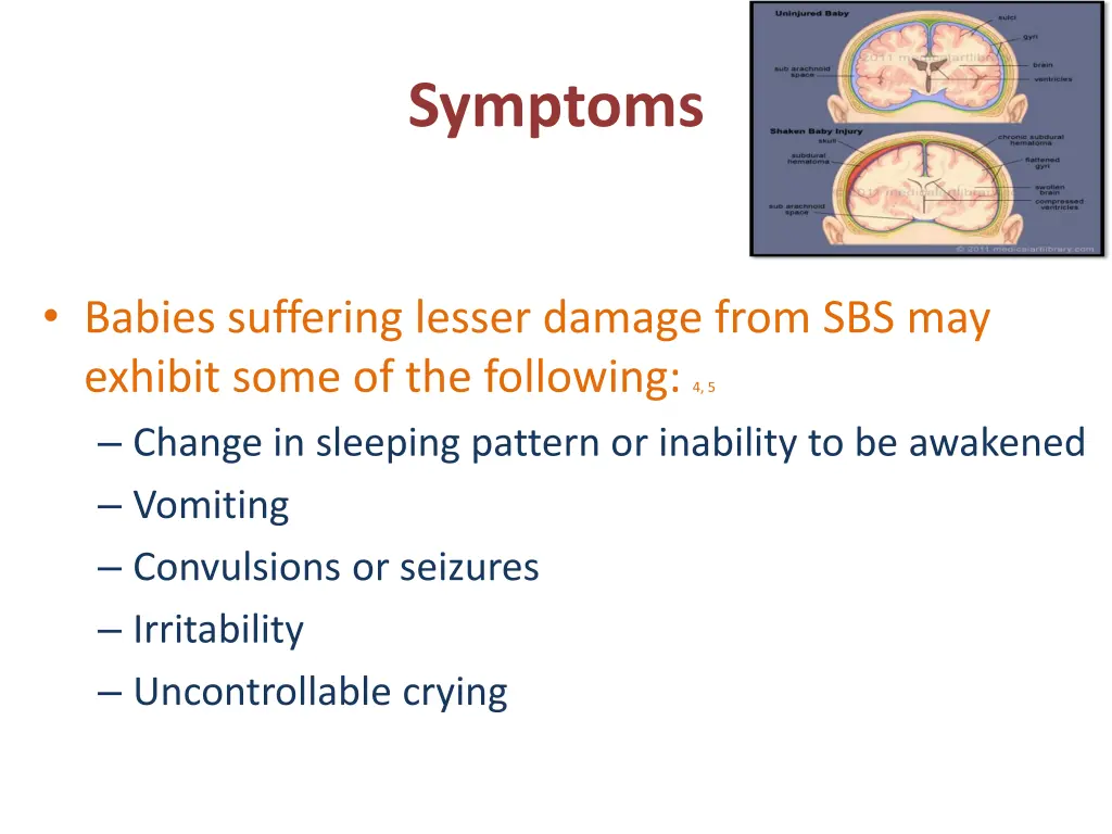 symptoms