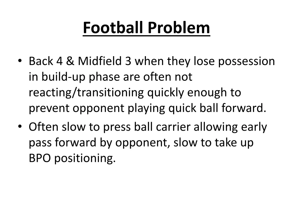 football problem