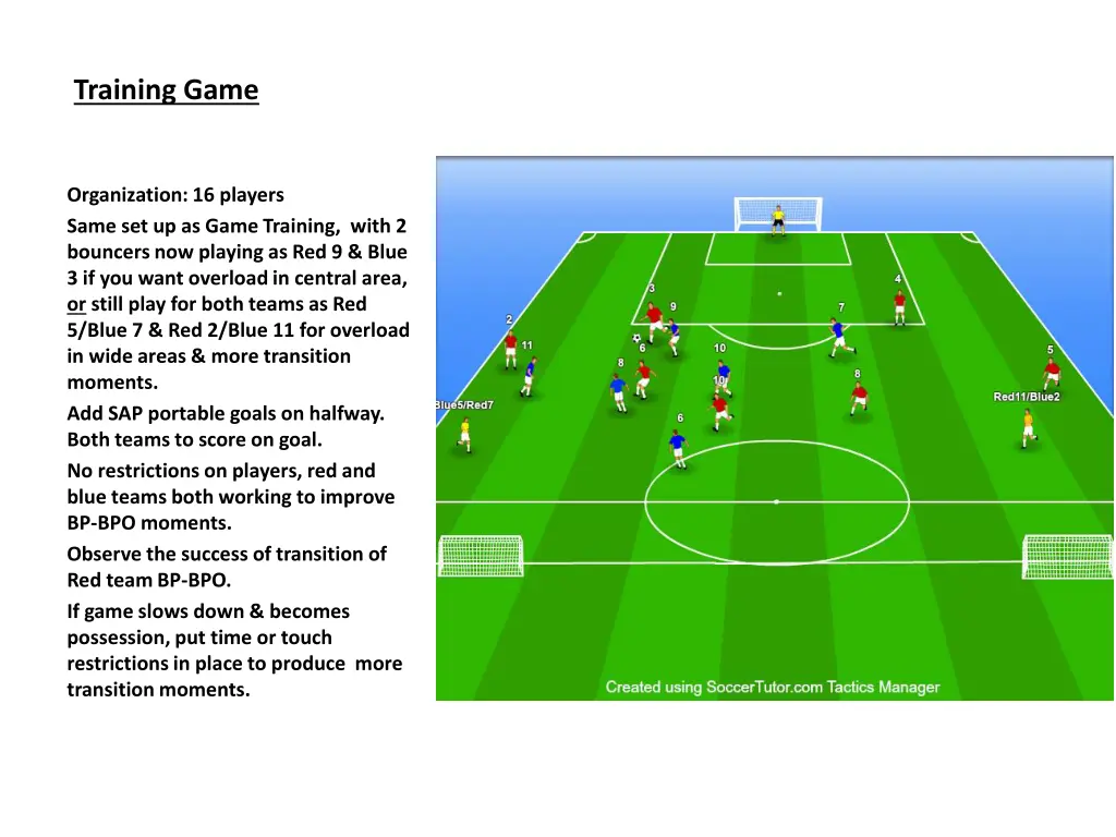 training game