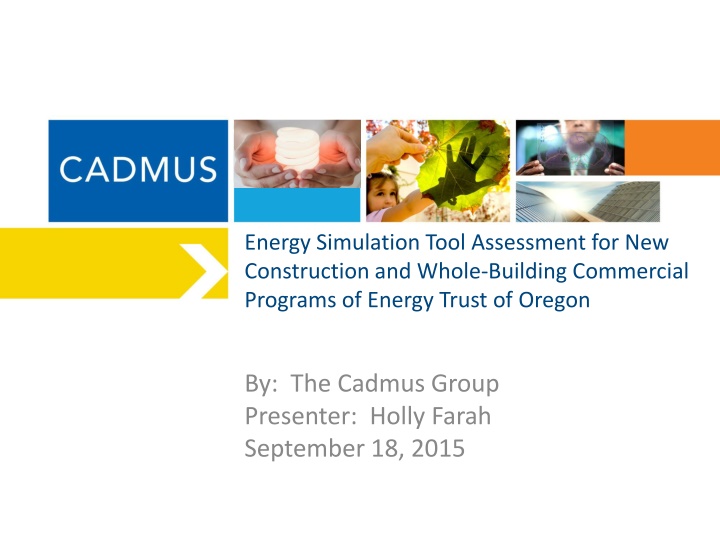 energy simulation tool assessment
