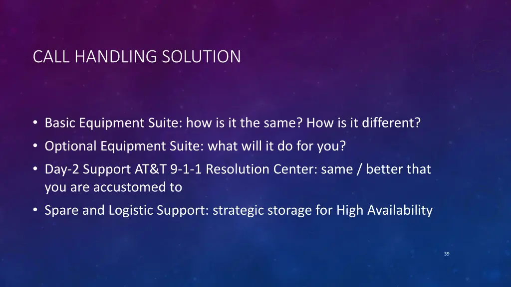 call handling solution