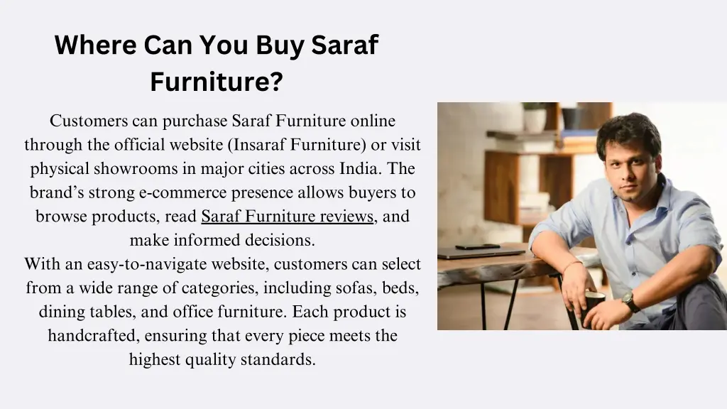 where can you buy saraf furniture