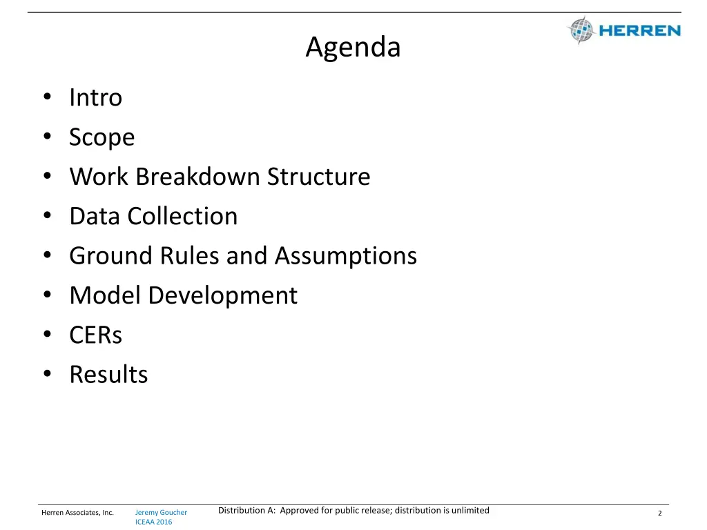 agenda