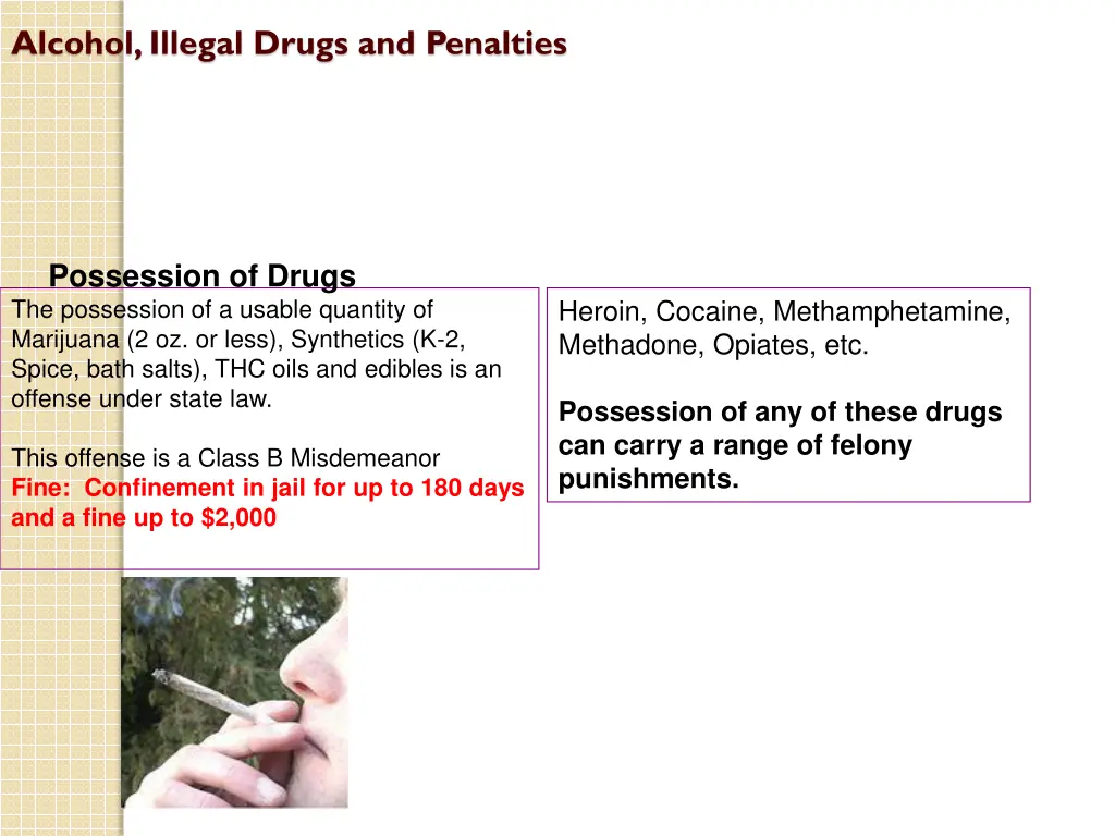 alcohol illegal drugs and penalties 3