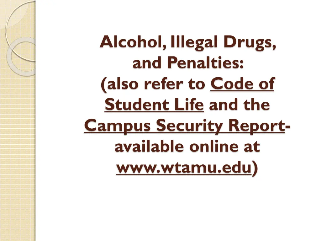 alcohol illegal drugs and penalties also refer