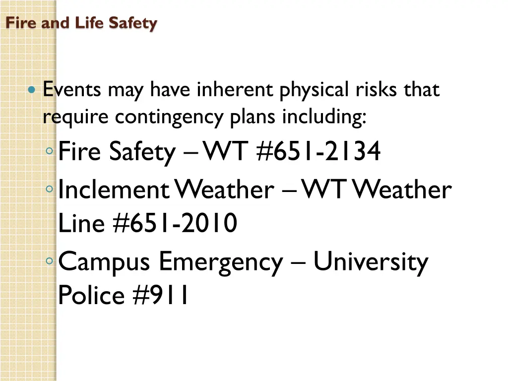 fire and life safety 1