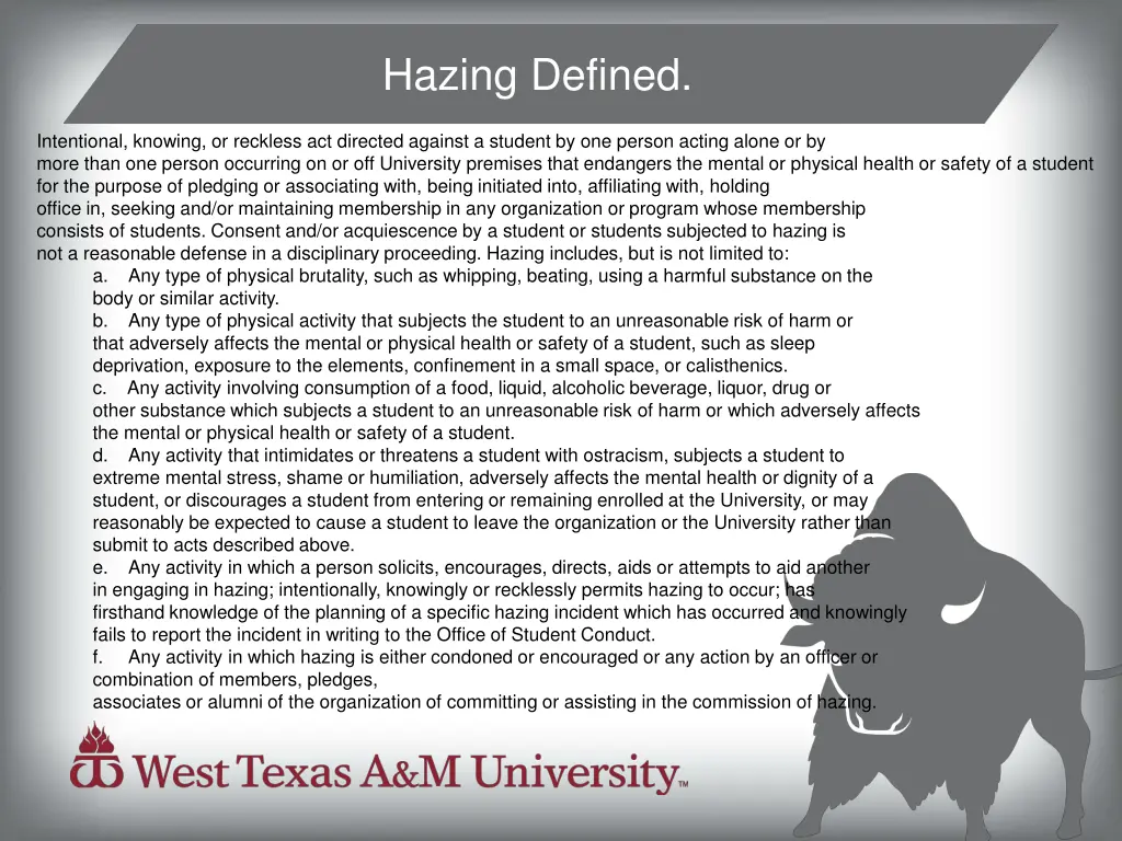 hazing defined
