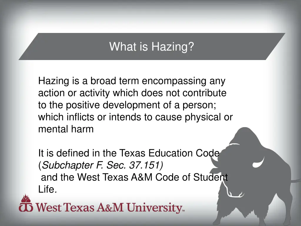 what is hazing