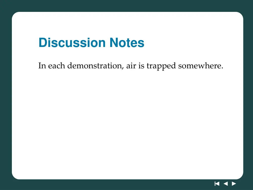 discussion notes