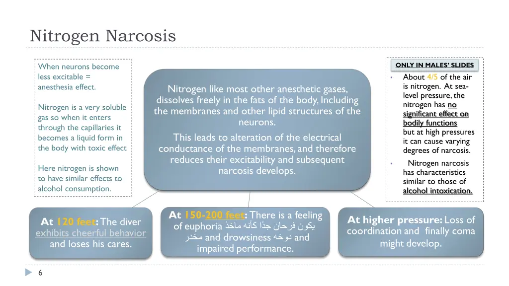 nitrogen narcosis