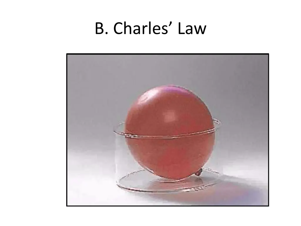b charles law