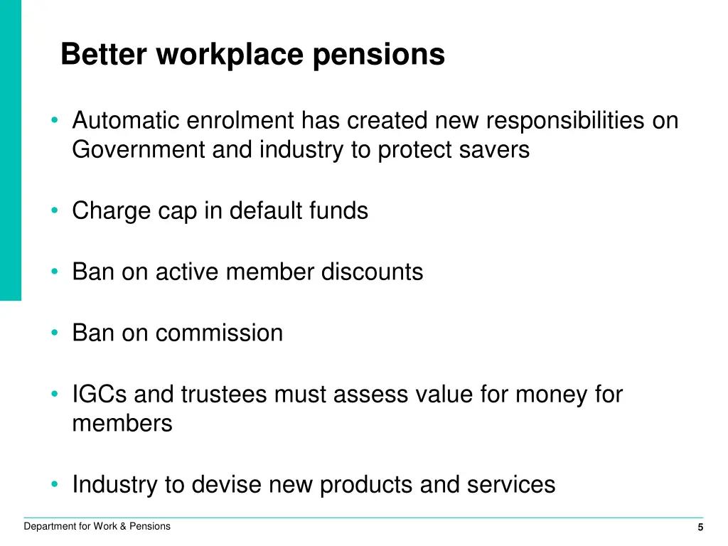 better workplace pensions
