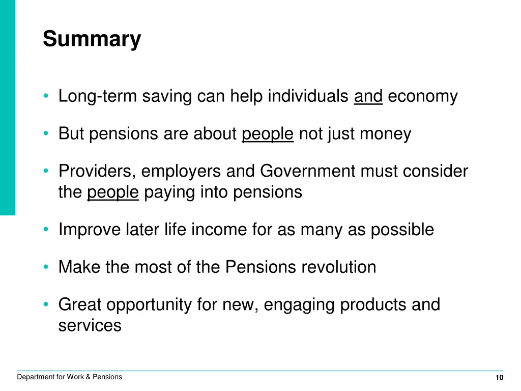 summary