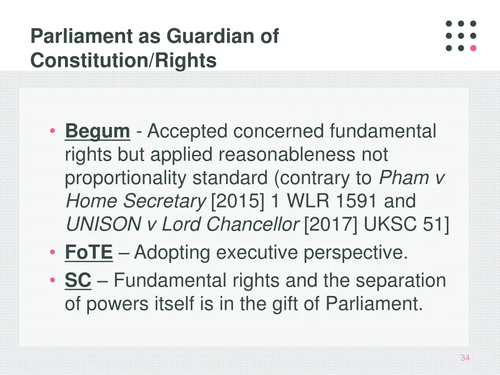 parliament as guardian of constitution rights 2