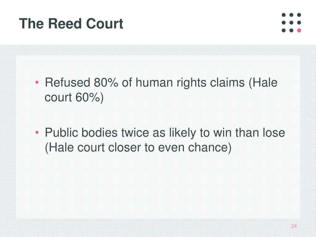 the reed court