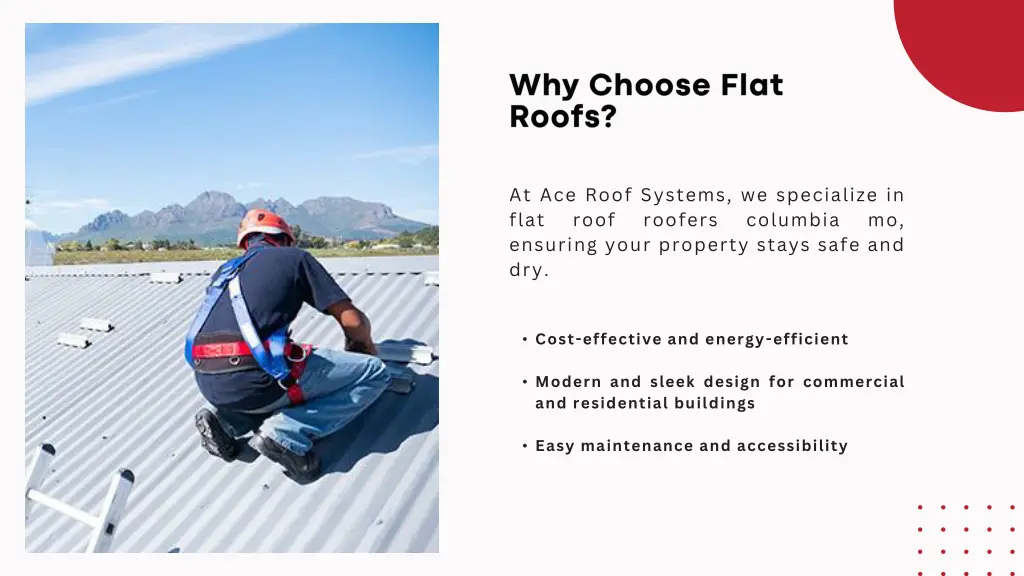 at ace roof systems we specialize in flat roof