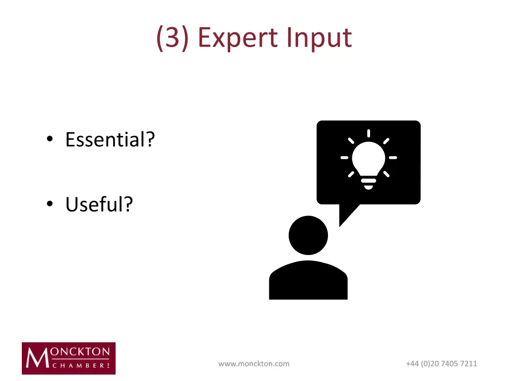 3 expert input 1