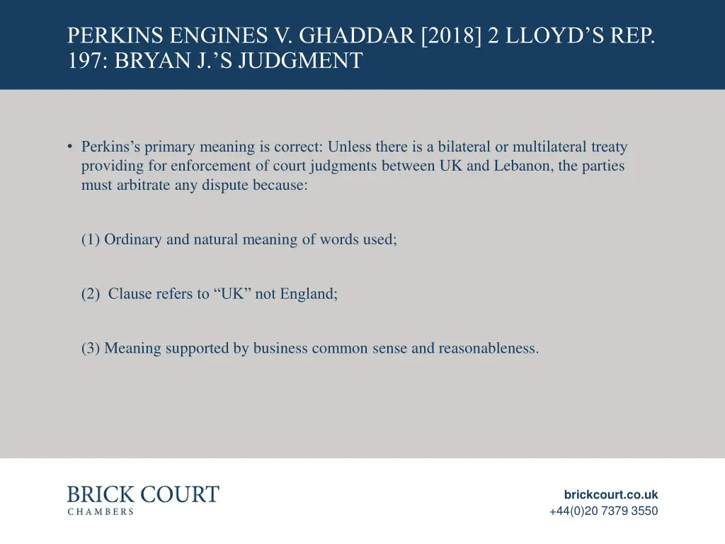 perkins engines v ghaddar 2018 2 lloyd 4