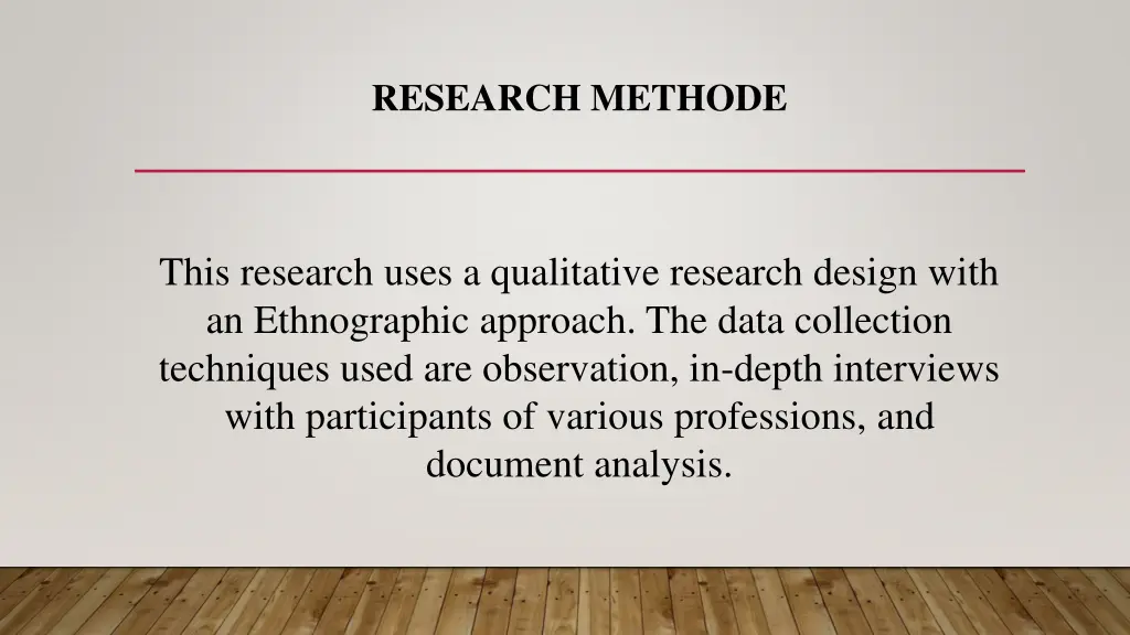 research methode