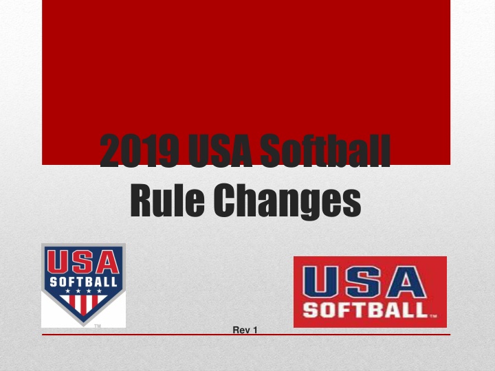 2019 usa softball rule changes