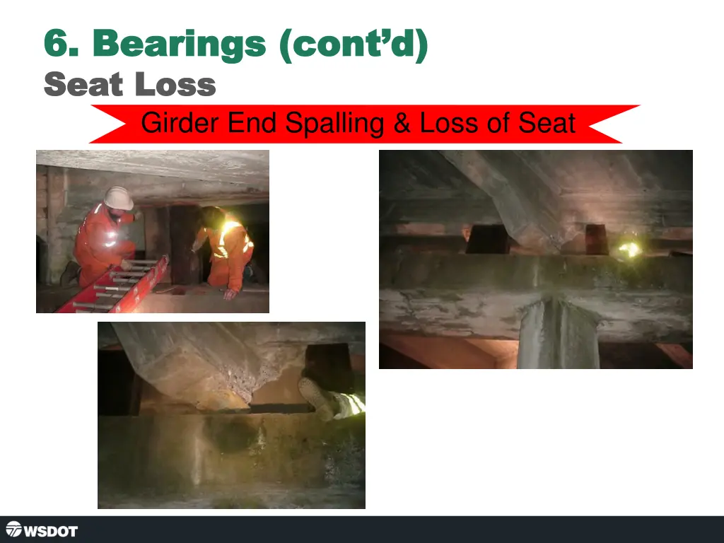 6 bearings cont d 6 bearings cont d seat loss