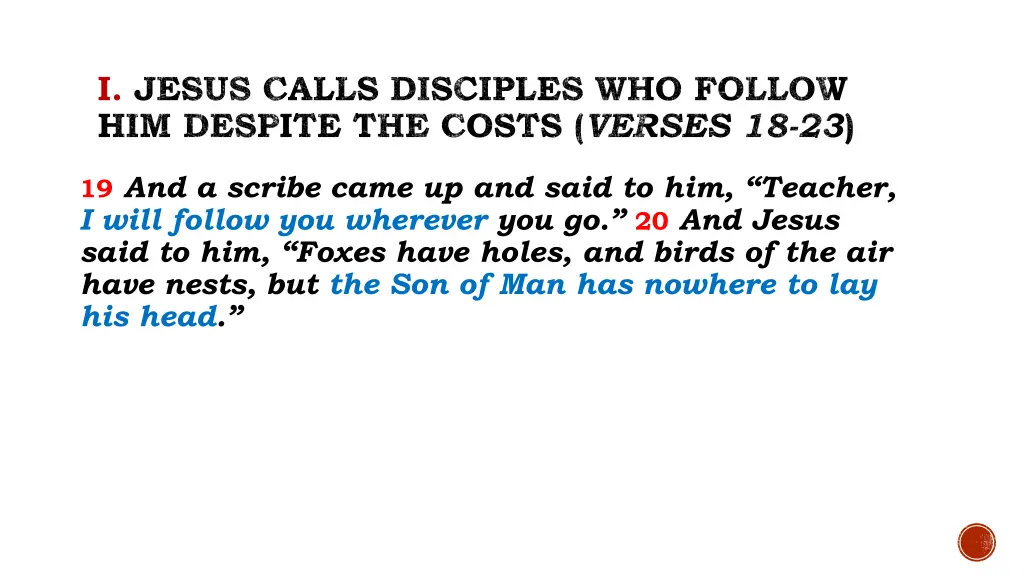 i jesus calls disciples who follow him despite 1