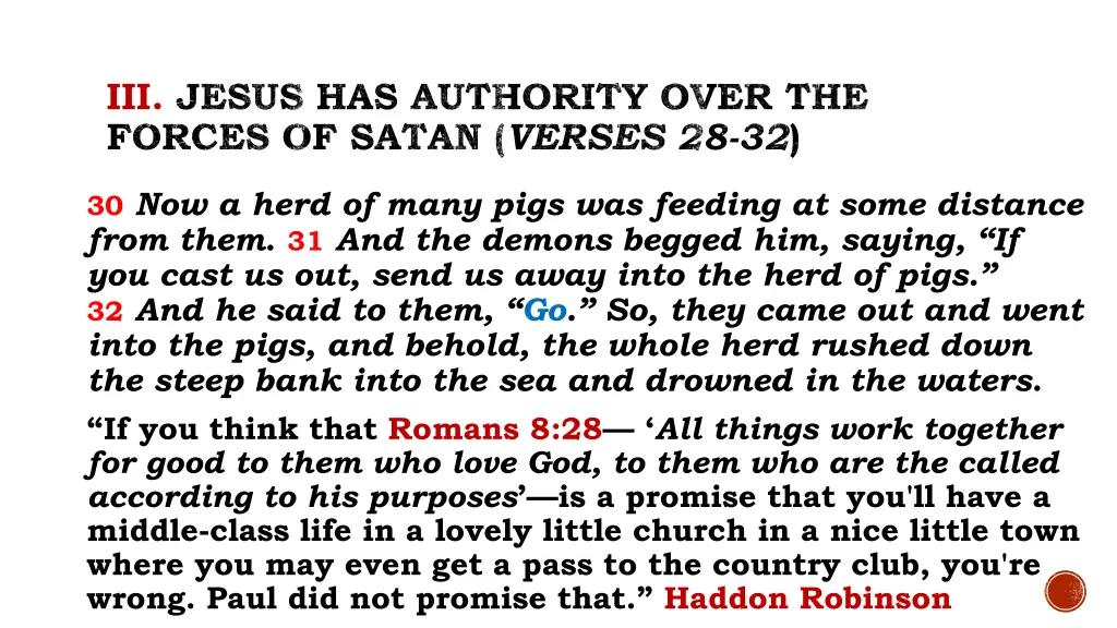 iii jesus has authority over the forces of satan 1