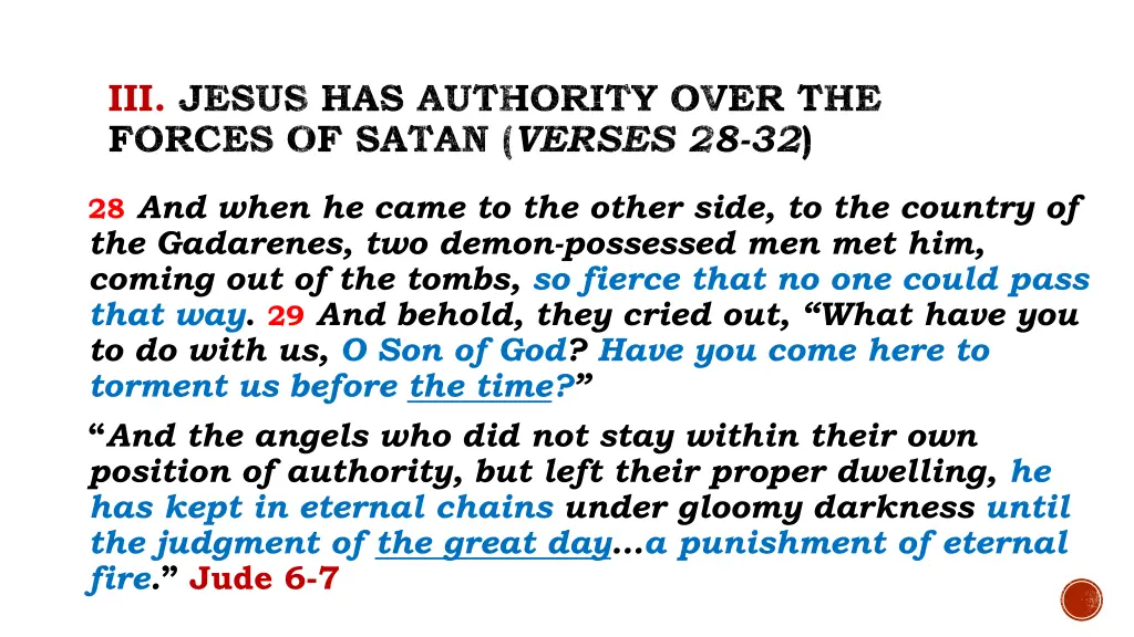 iii jesus has authority over the forces of satan