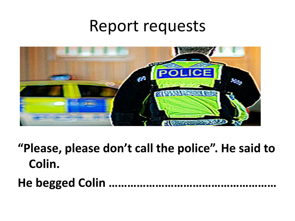 report requests