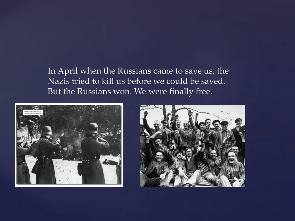 in april when the russians came to save
