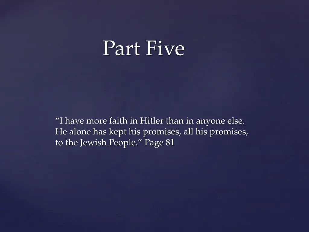 part five