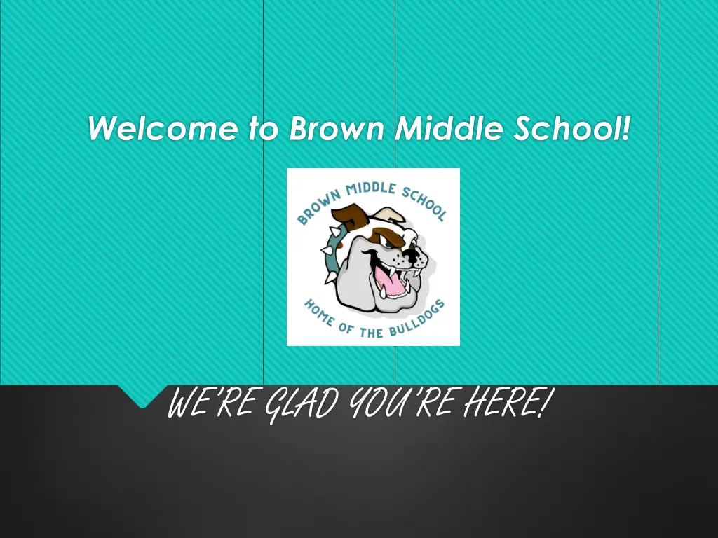 welcome to brown middle school