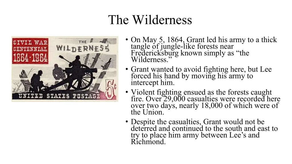 the wilderness