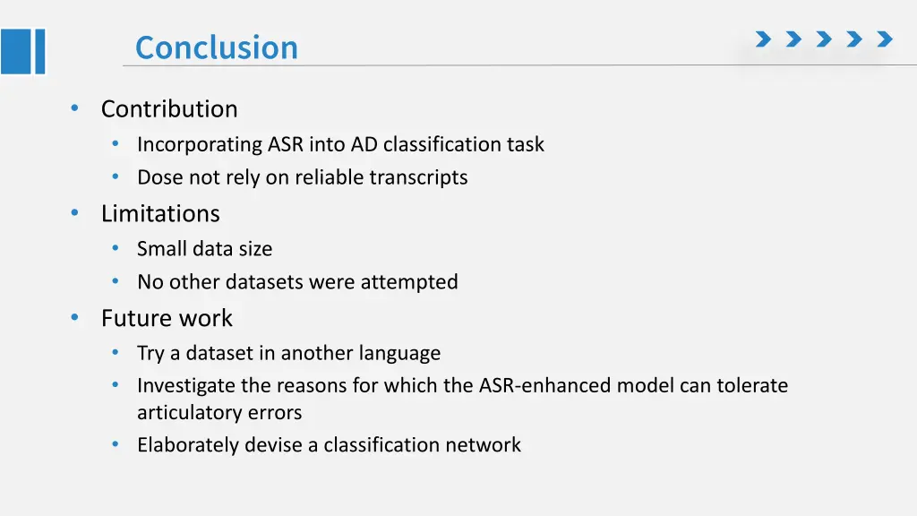 conclusion