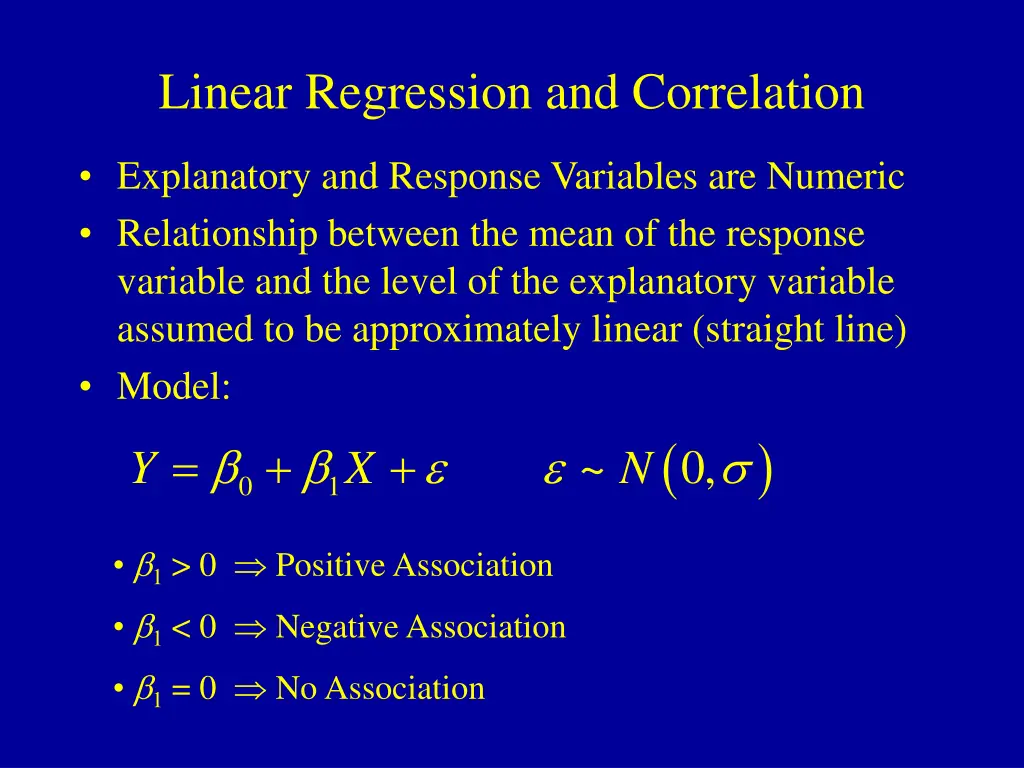 linear regression and correlation
