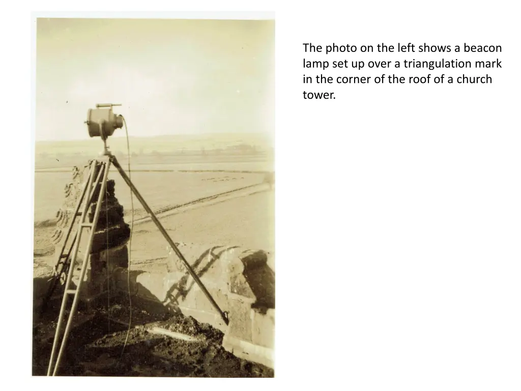 the photo on the left shows a beacon lamp