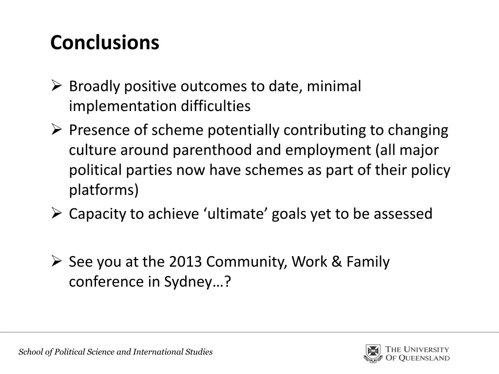 conclusions