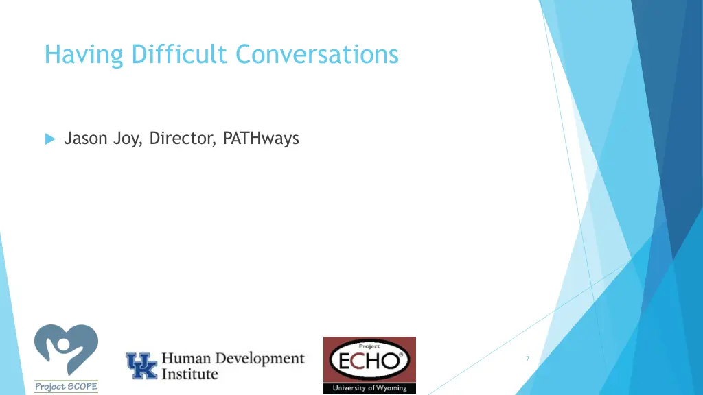 having difficult conversations